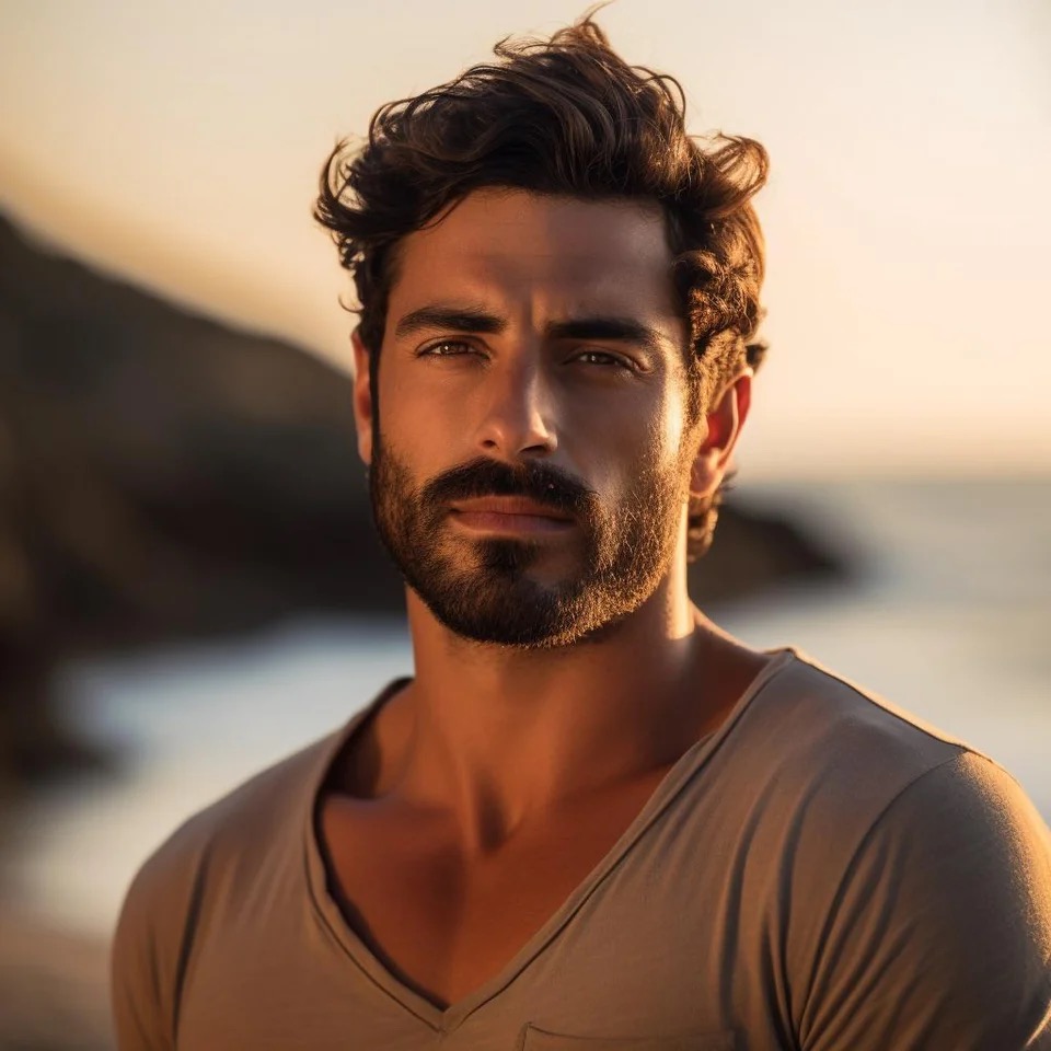 Rate These AI-Created Men 🌍: Can We Guess Your Nationality? AI most attractive Lebanese man
