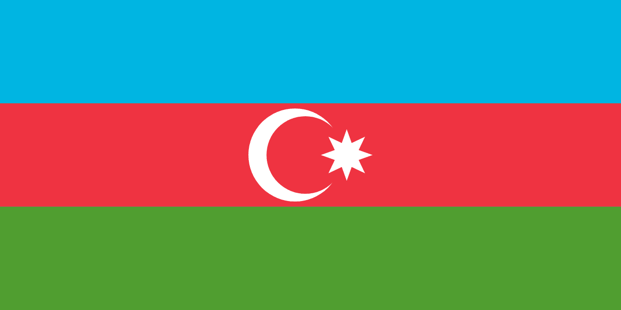 Hard European Flags Quiz Azerbaijan flag