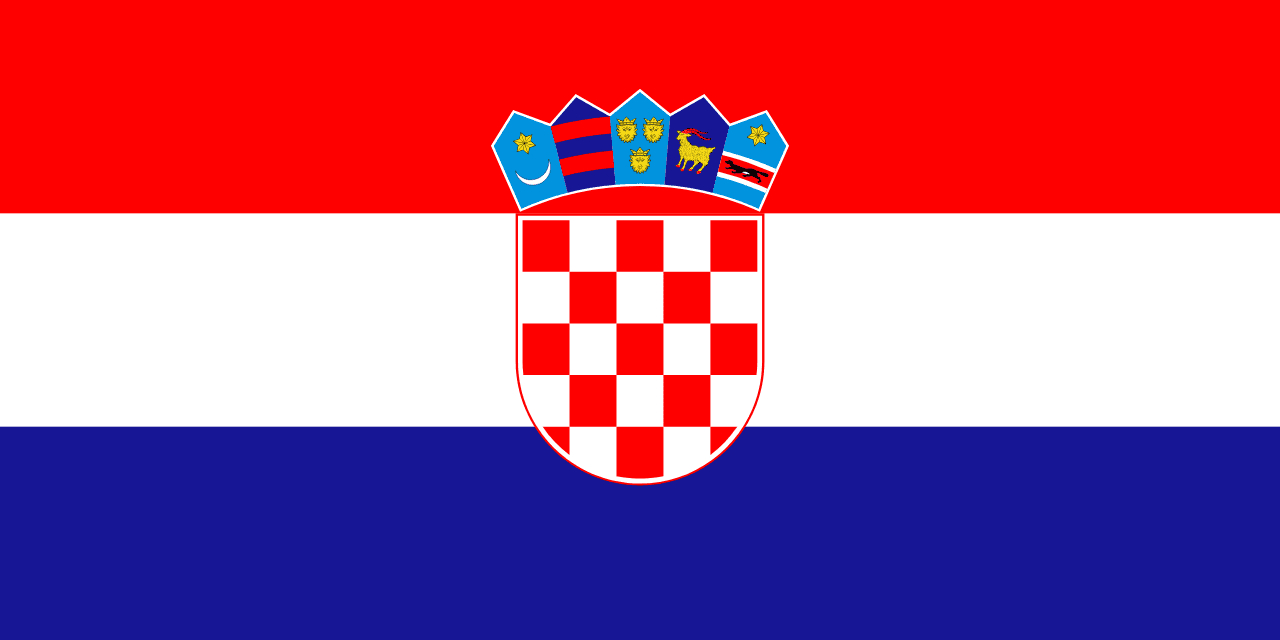 Hard European Flags Quiz Croatia flag