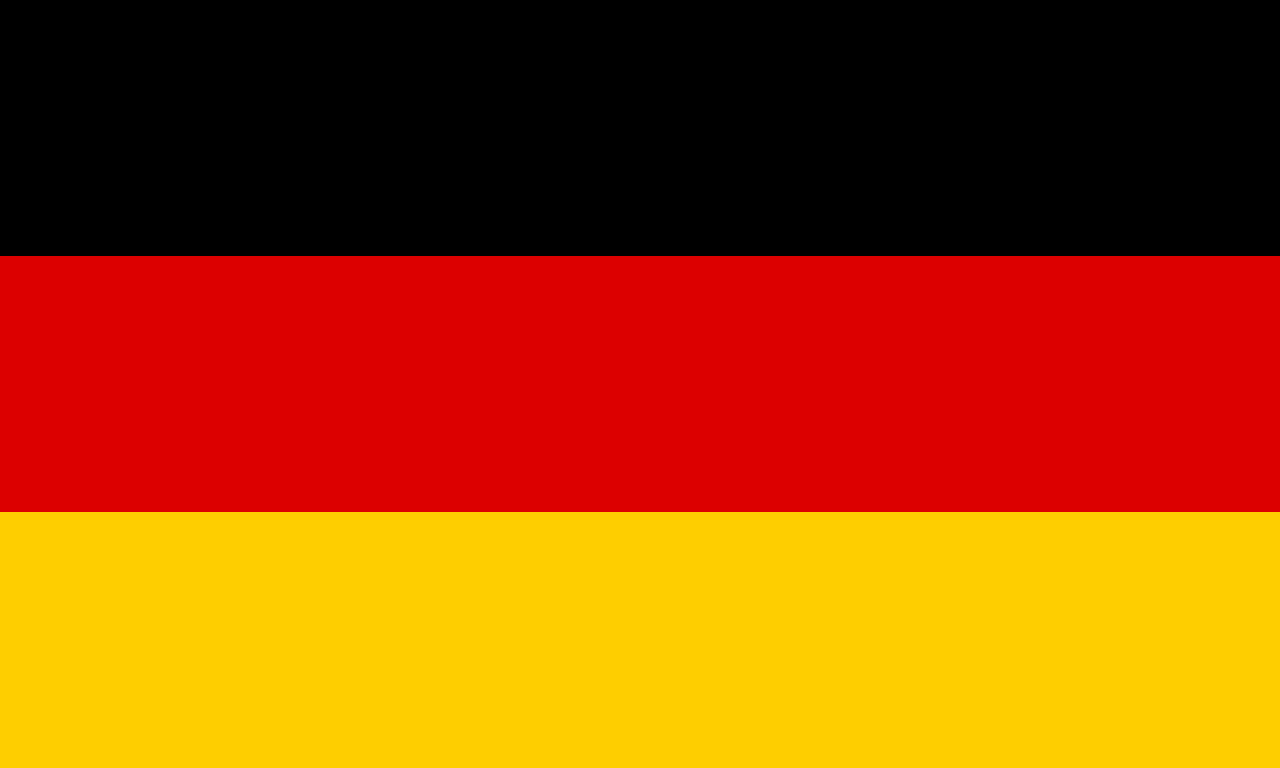Easy European Flags Quiz Germany flag