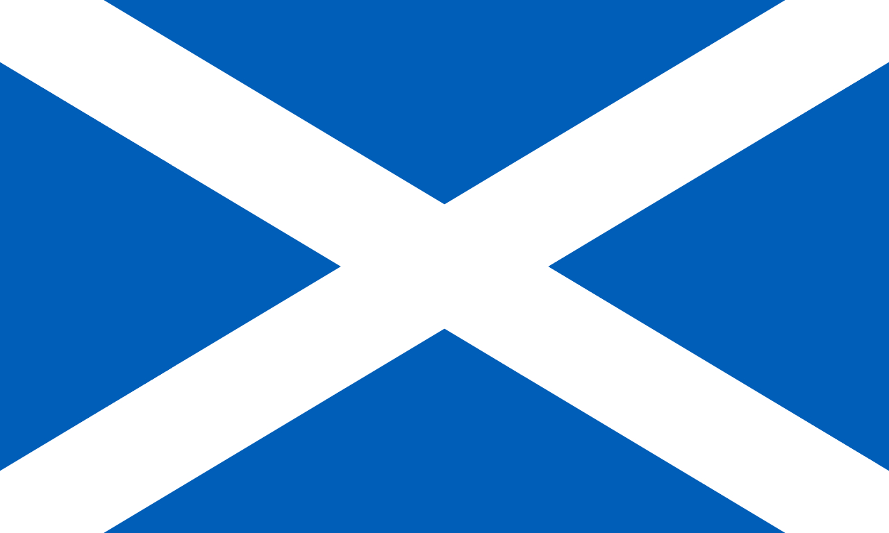 Easy European Flags Quiz Scotland flag