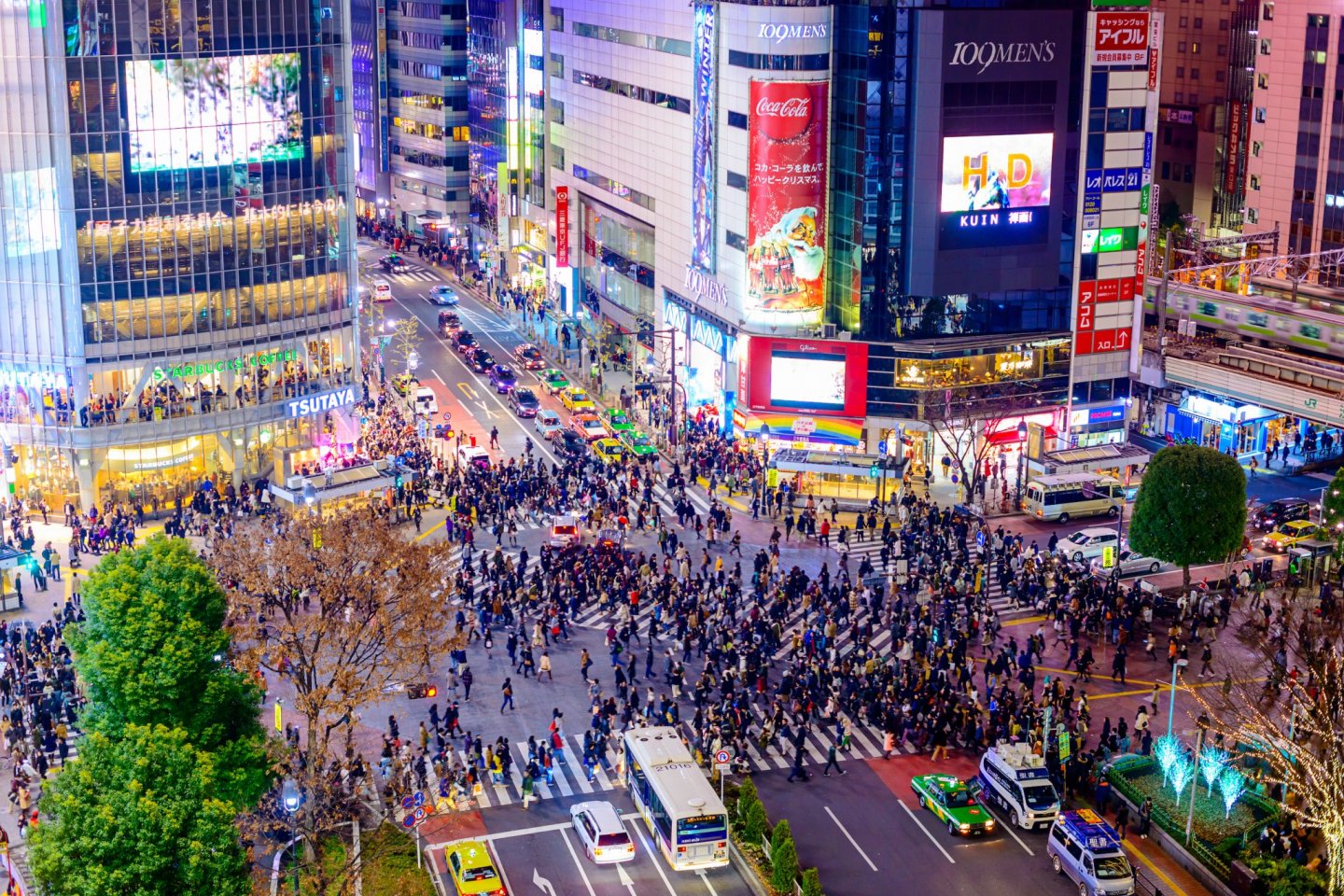 Asian Cities Quiz Shibuya Crossing, Tokyo, Japan, Crowded