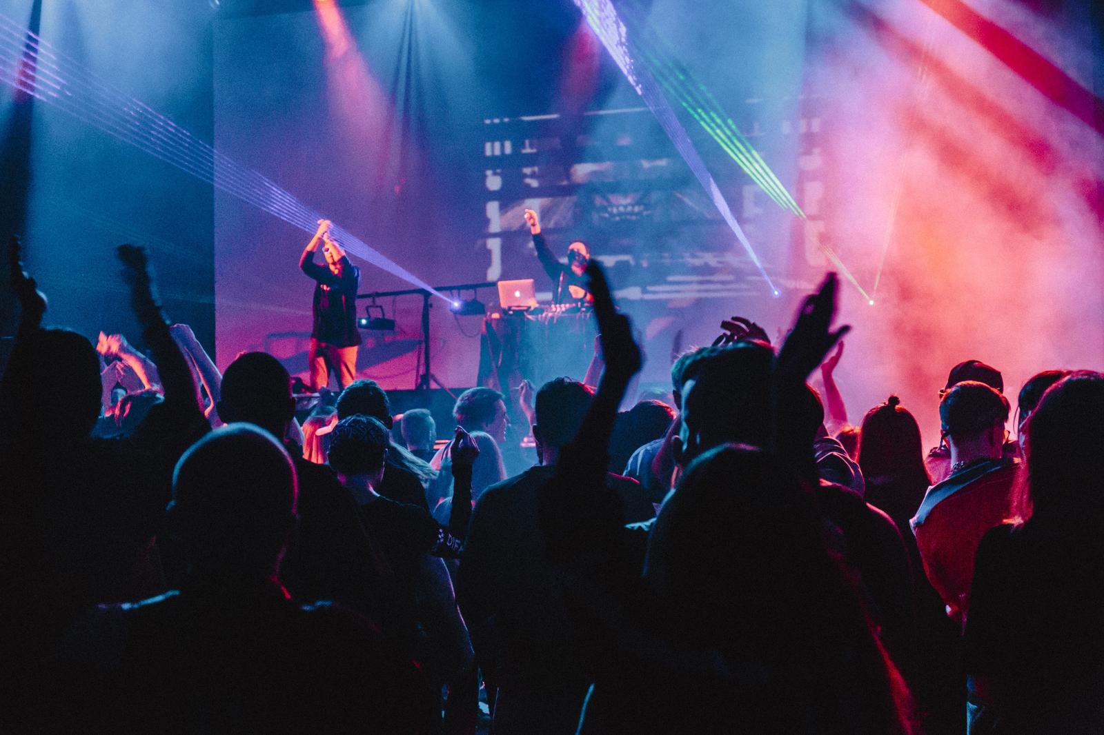 Pop music concert