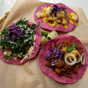 Pink Valentine's Day Quiz Beet tacos