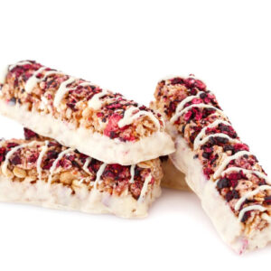 Pink Valentine's Day Quiz Berry yogurt granola bars