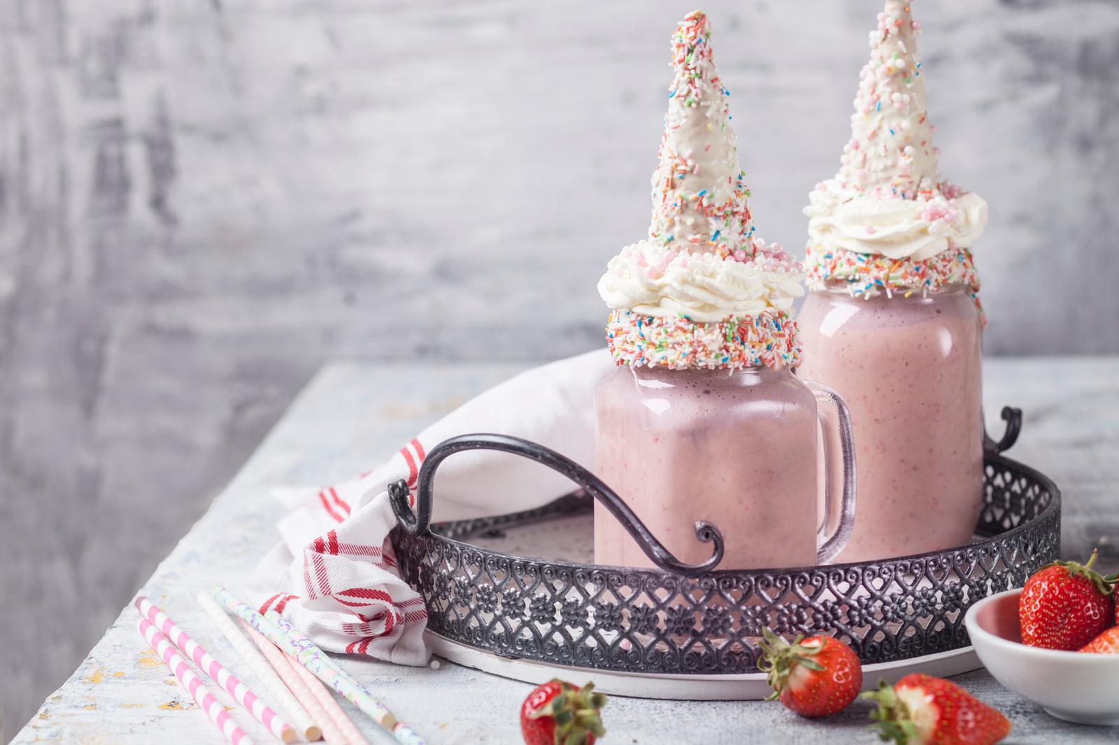 Which Frozen Treat Are You? Quiz Strawberry over the top hipster milkshakes