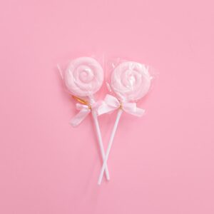 Pink Valentine's Day Quiz Lollipop