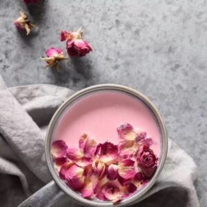 Pink Valentine's Day Quiz Rose lassi
