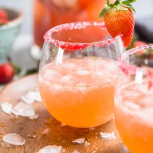 Pink Valentine's Day Quiz Pink champagne margarita
