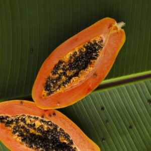 Fall-colored Food Quiz Papaya