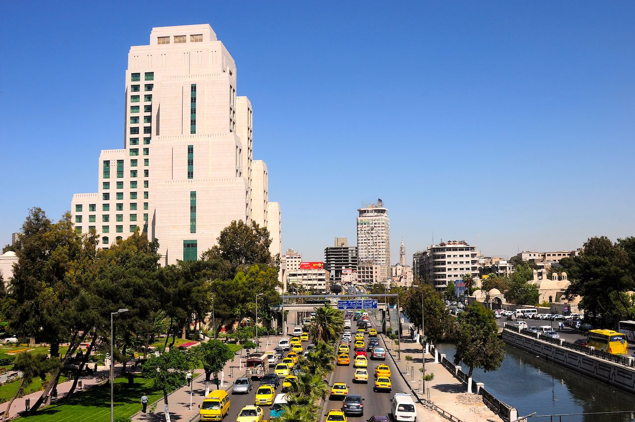 Second Biggest Cities Damascus, Syria