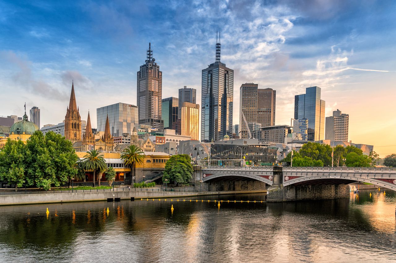 Second Largest Cities Melbourne, Australia