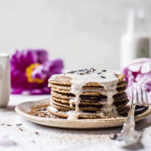Breakfast A-Z Quiz Lavender pancakes