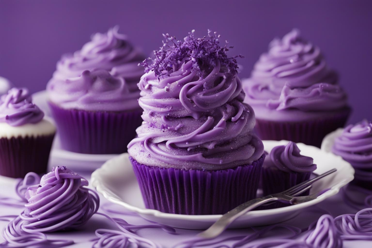 Purple Food Purple cupcakes