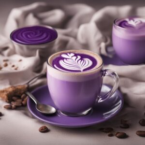 Enjoy Rainbow Breakfast & I'll Guess Age Food Quiz Ube latte