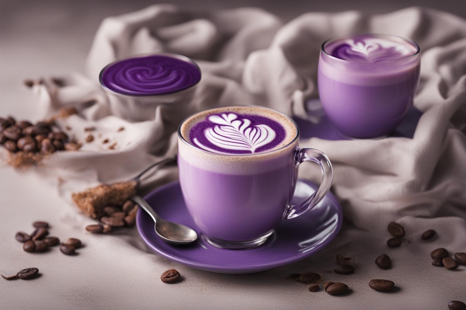 Purple Food Purple ube latte