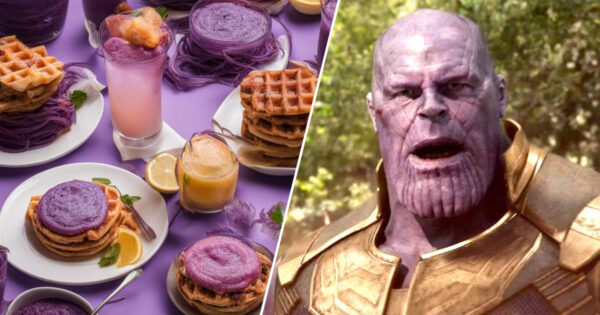 Munch Your Way Through a Purple Buffet 🍆 to Reveal Your Purple Character Twin