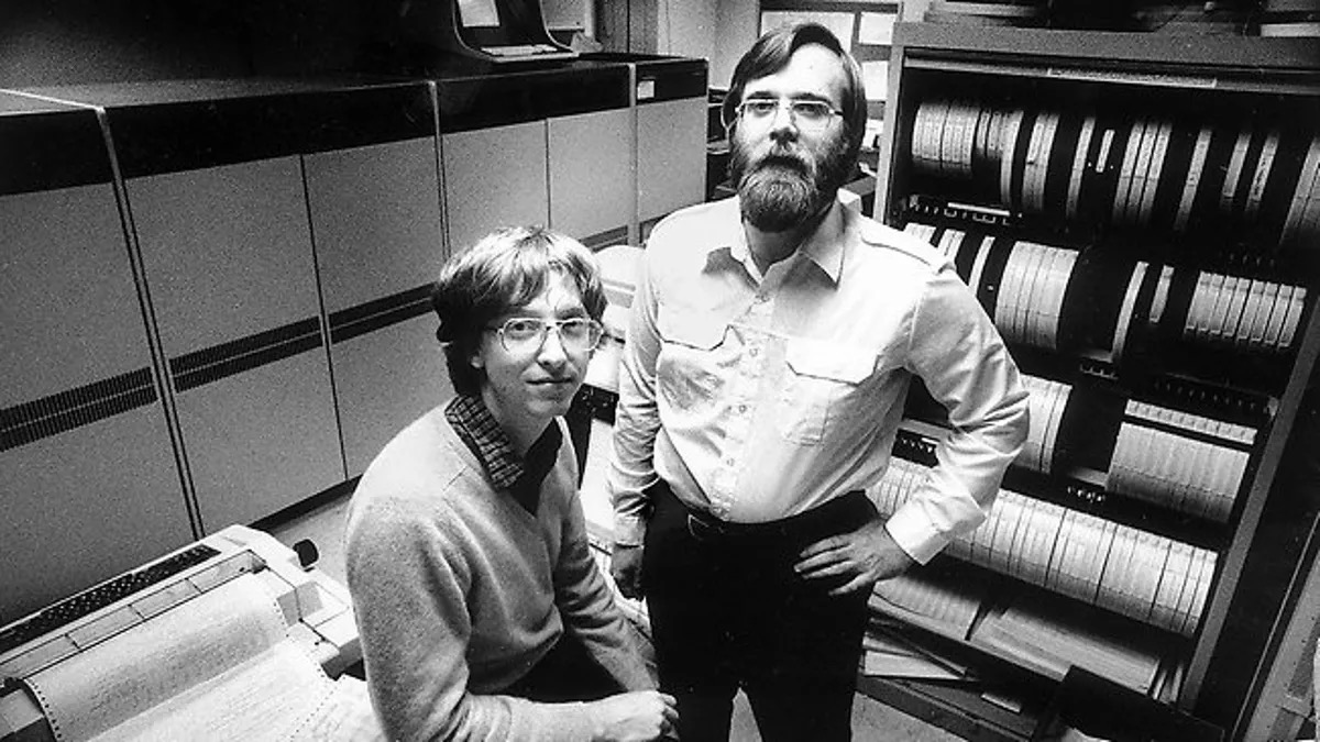 Bill Gates and Paul Allen 1981