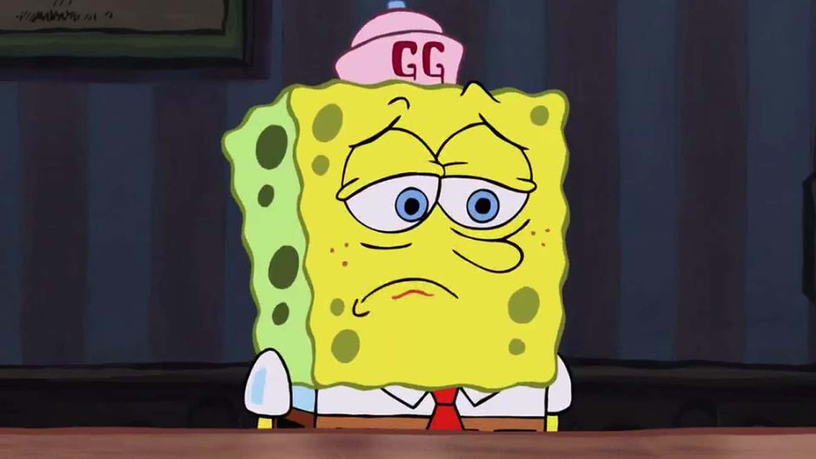 Sad SpongeBob SquarePants