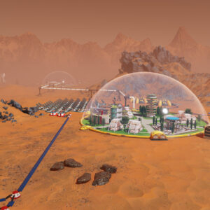 Spirit Animal Travel Quiz A bustling Mars colony