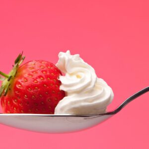 Celebrity Couple Food Quiz Strawberries and whipped cream