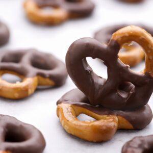 Celebrity Couple Food Quiz Pretzel and chocolate