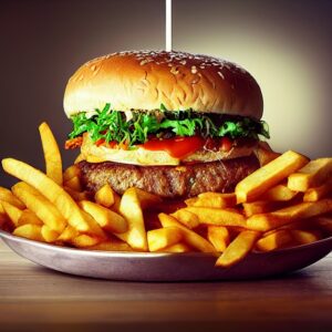 Which The Bear Character Are You? Quiz Burgers and fries