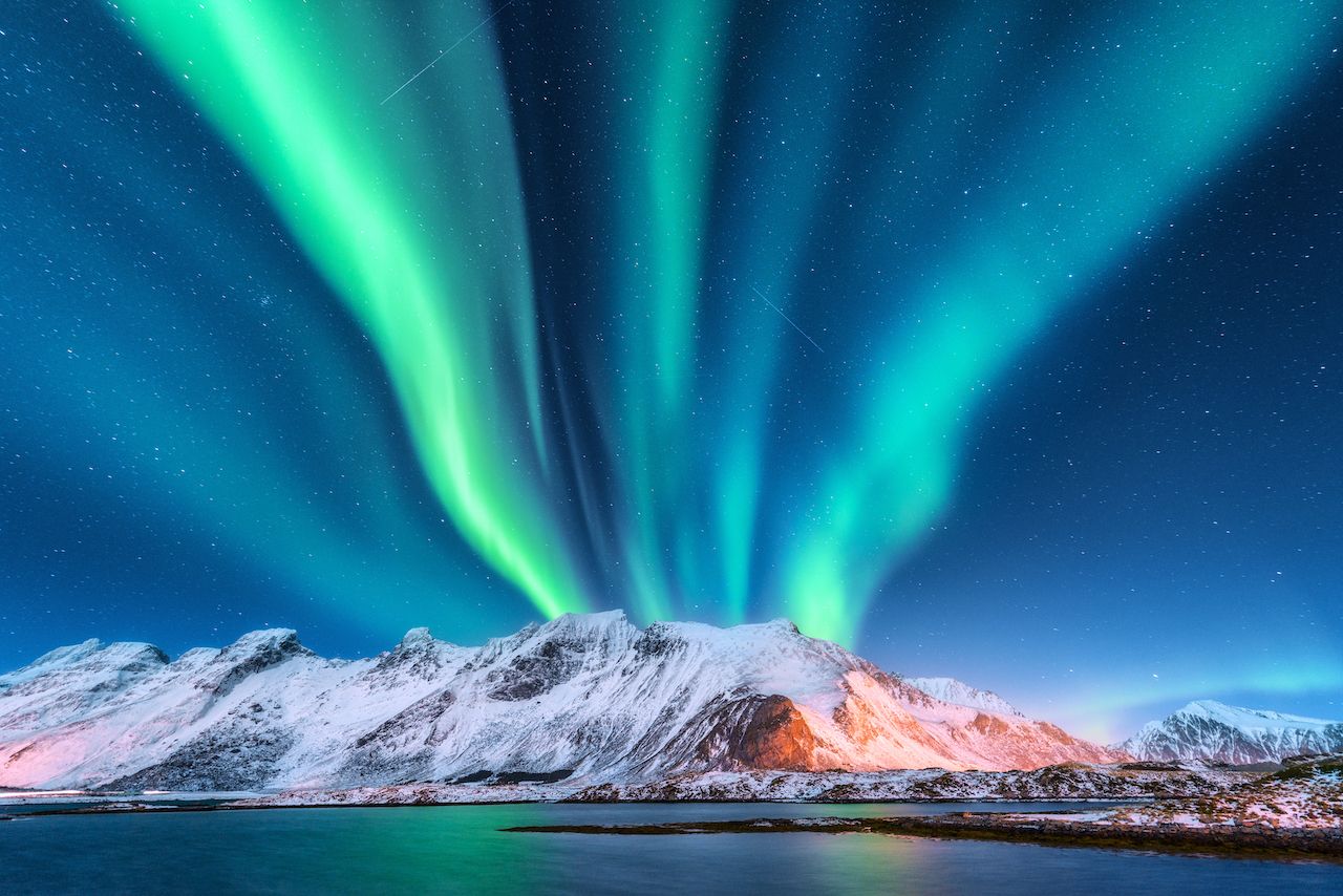 6-Letter Countries Quiz Aurora Borealis or Northern Lights, Norway