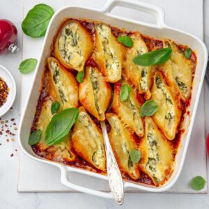 Pasta Age And Gender Quiz Cheesy spinach-stuffed shells