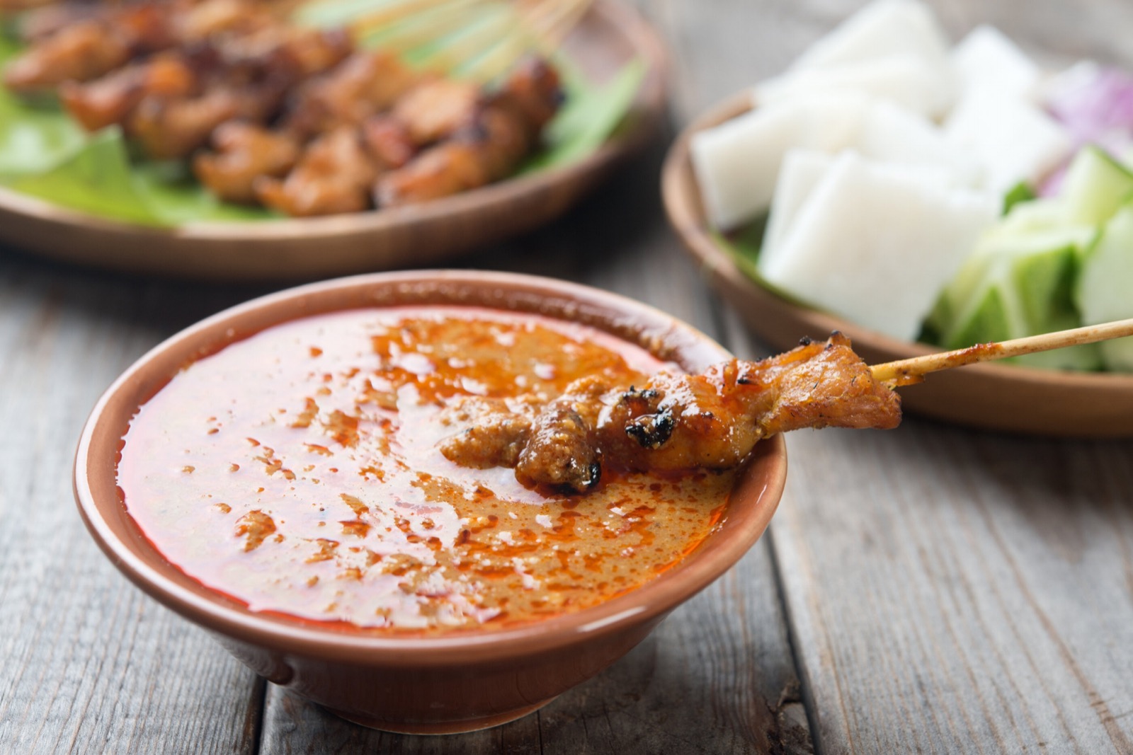 Letter P Food Trivia Quiz Satay dipping sauce