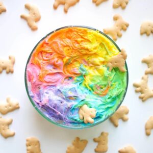 Pick Rainbow Food To Know Which Mythical Being You Were Quiz Rainbow funfetti dip