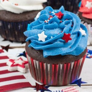 This Cupcake Quiz Will Reveal What Your Fortune Cookie Says Fourth of July cupcake