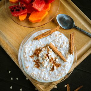Can I Guess You're Thankful For This Thanksgiving? Quiz Oatmeal with cinnamon