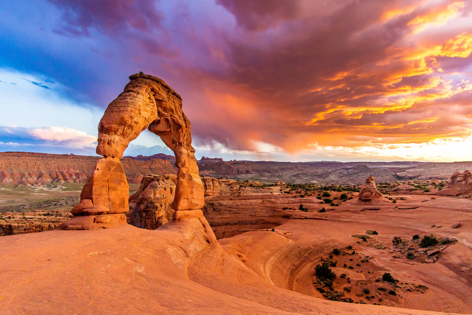 Sun Or Moon Quiz Delicate Arch at Arches National Park, Utah, United States