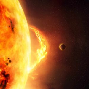 Moon Quiz Solar flare