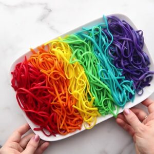 Pasta Age And Gender Quiz Rainbow spaghetti