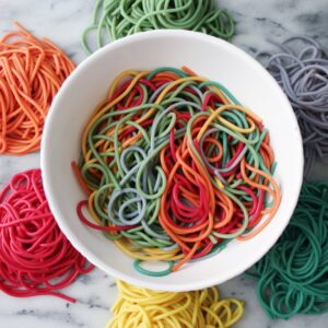 Pasta Love Analysis Quiz Rainbow spaghetti