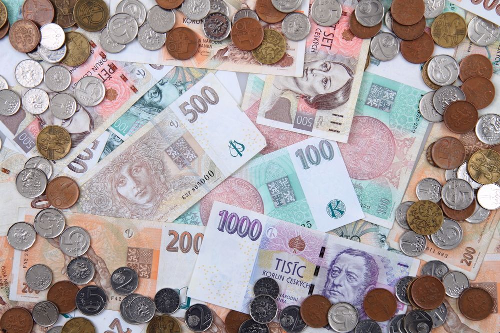 European Currencies Koruna foreign currency