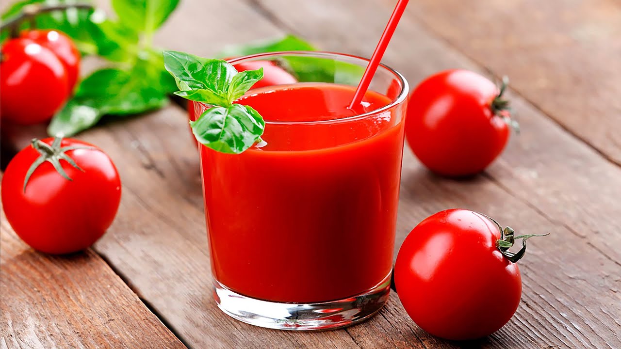Fall-colored Food Quiz Tomato juice