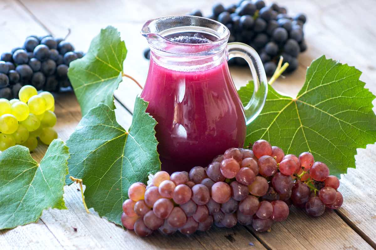 Fall-colored Food Quiz Grape juice