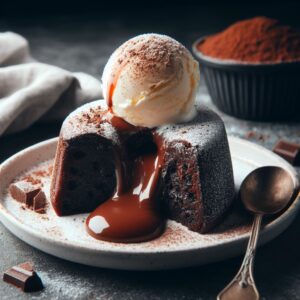 Chocolate Wellness Quiz Lava cake