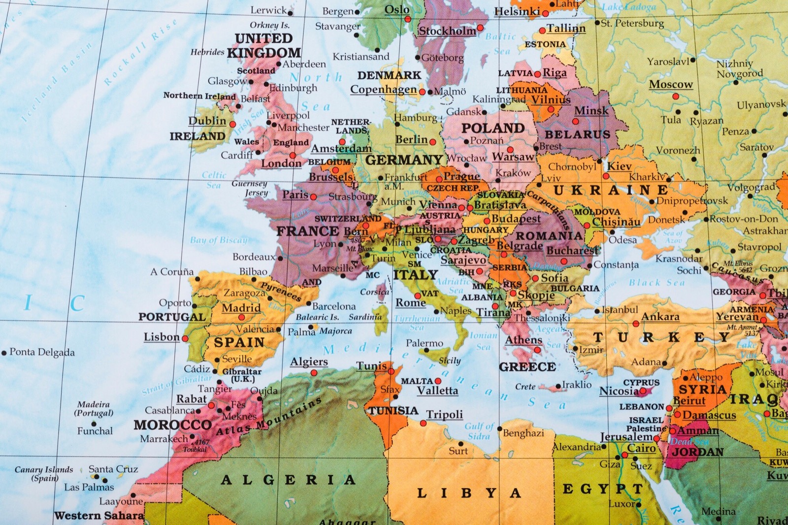 Geography By Numbers Quiz Europe