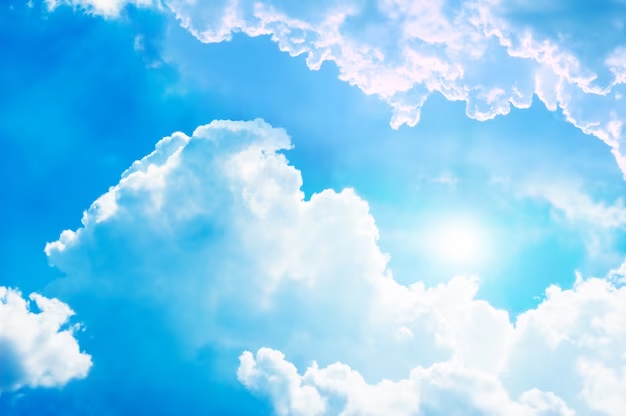 Are You A Desert, Forest, Mountain, Or Ocean? Quiz Sunny sky with clouds
