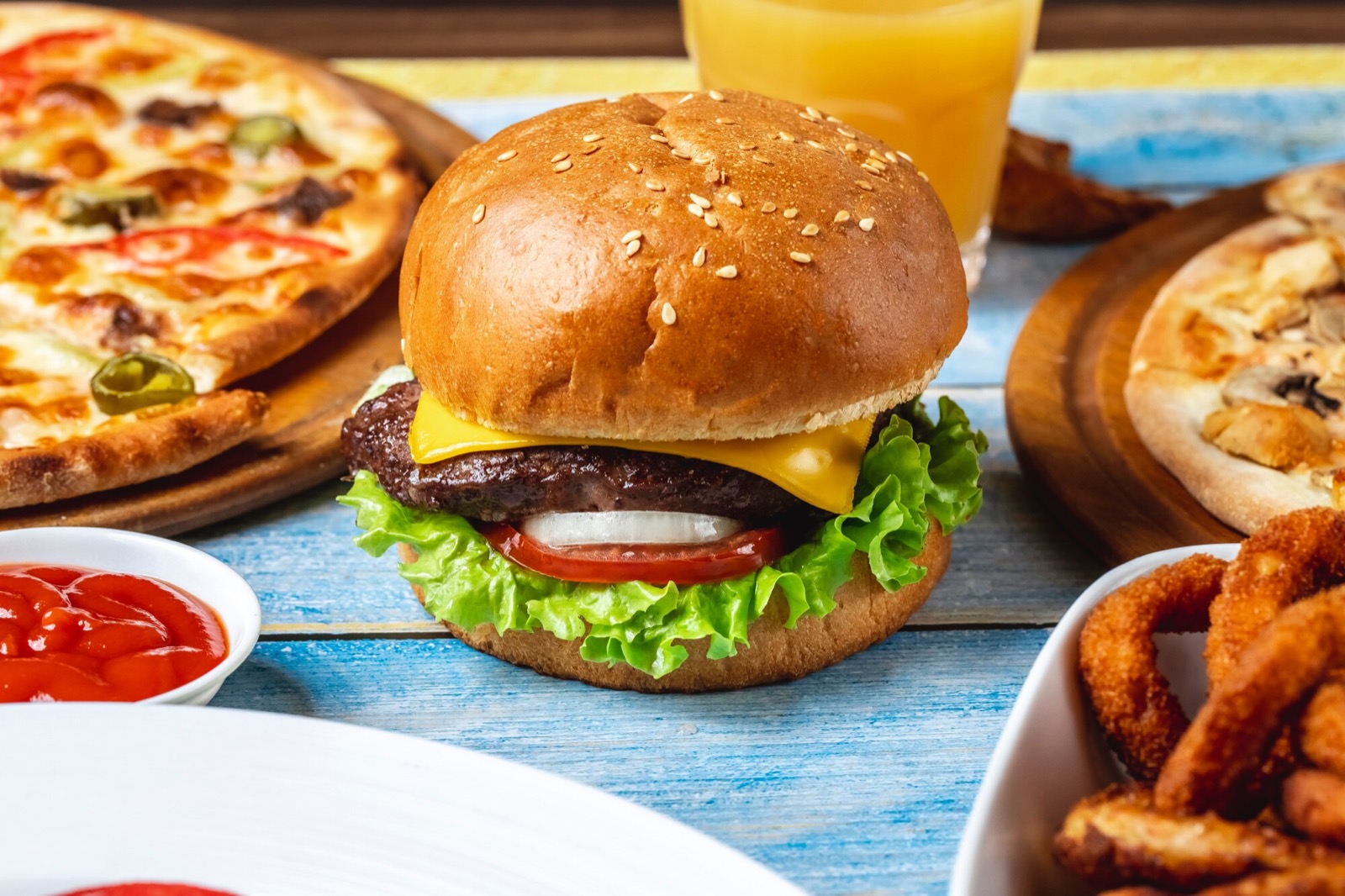 Gold Trivia Quiz Fast food burger