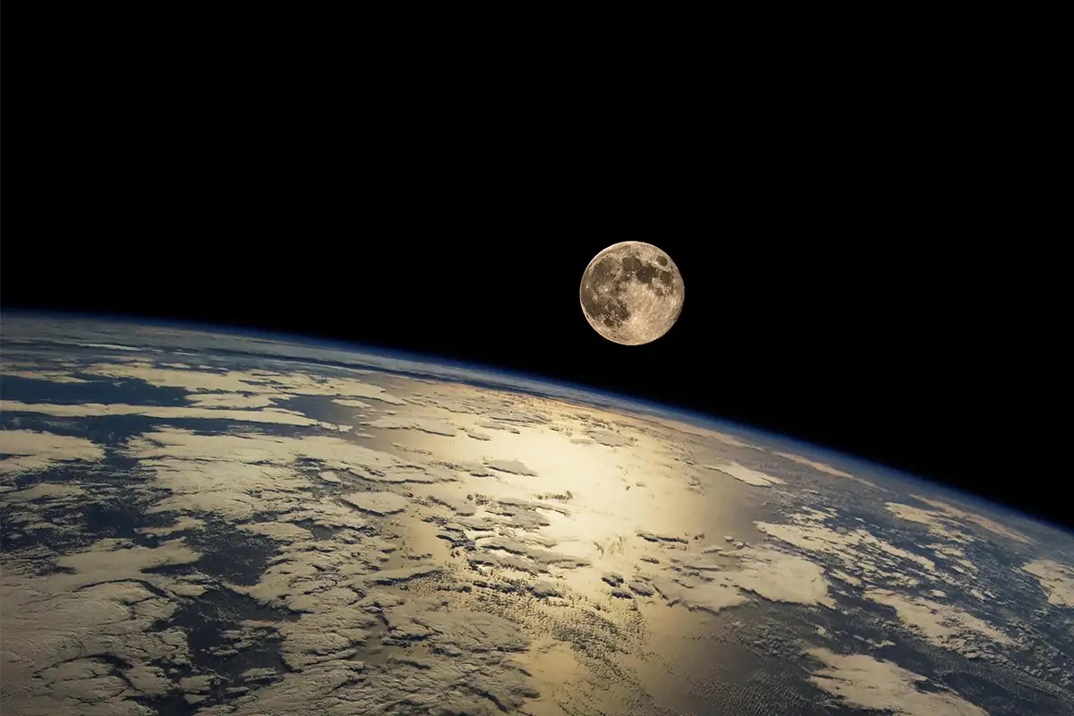 Moon from Earth
