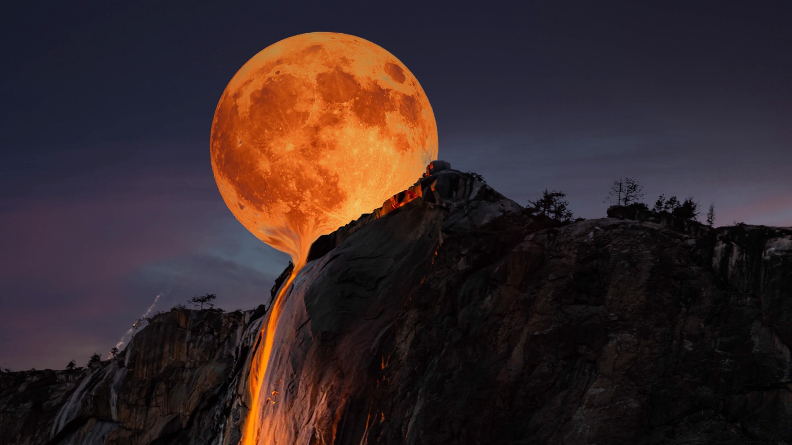 Yosemite Moon melting