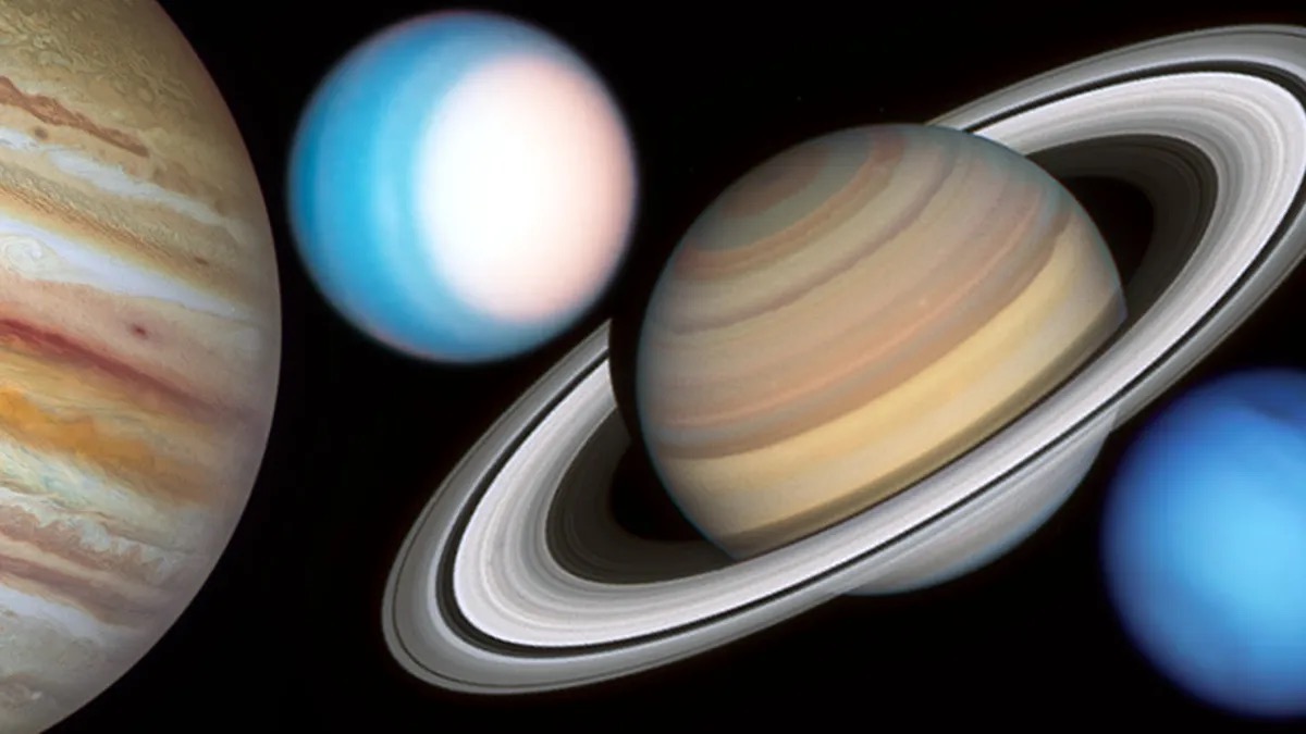 Solar System Quiz Gas giant planets