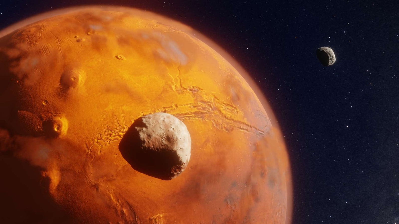 Mars Quiz Mars moons Phobos and Deimos
