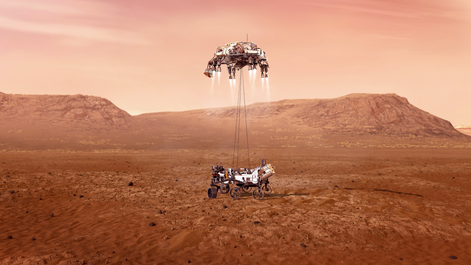Mars Quiz Perseverance rover on Mars