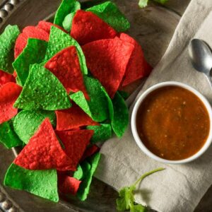 Christmas Food New Year Prediction Quiz Chips and salsa